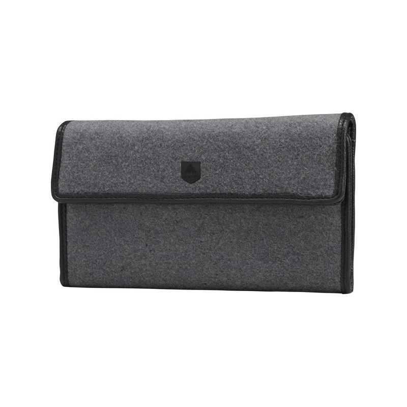 BURTON WB TRI FOLD PENĚŽENKA 2014 - antracitová (GRY-WOO) - univerzální