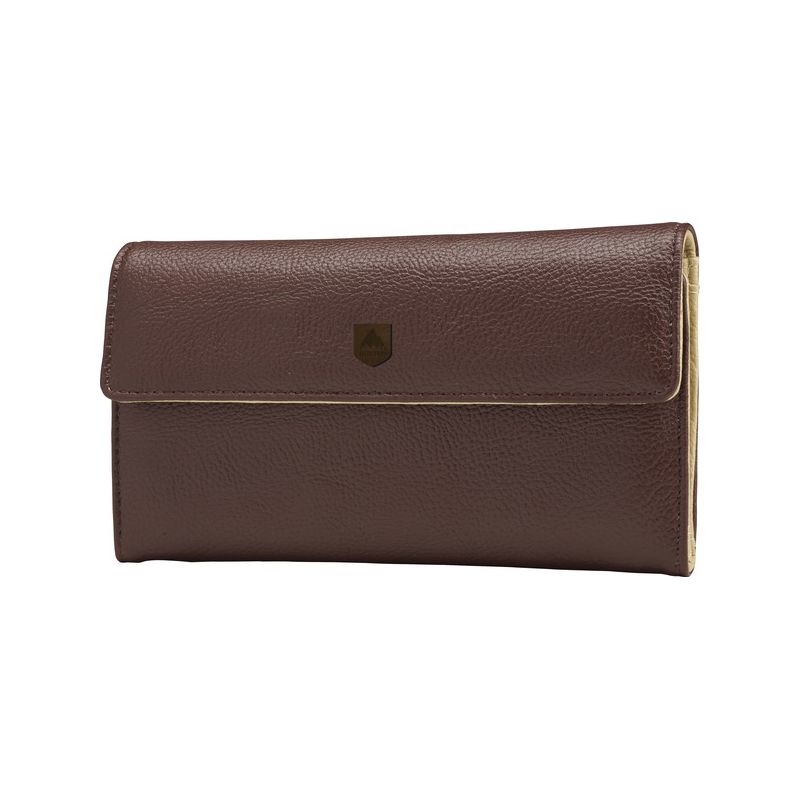 BURTON WB TRI FOLD PENĚŽENKA 2014 - hnědá (BRN-LEA) - univerzální