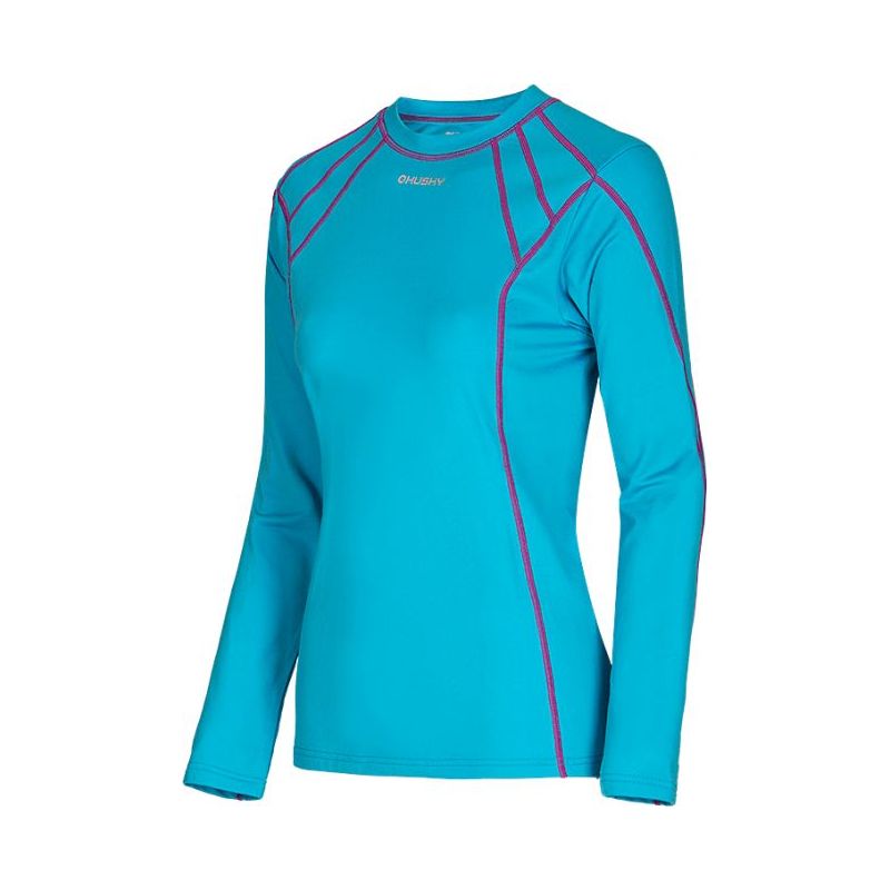Husky dámské termo triko - podzim, zima T-EB long sleeve L modrá, XL - tyrkysová (husky) - M