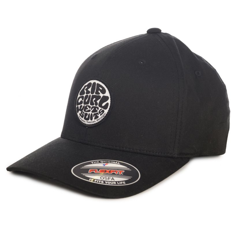 KŠILTOVKA RIP CURL WET PATCH CURVE PEAK - černá (BLK) - univerzální