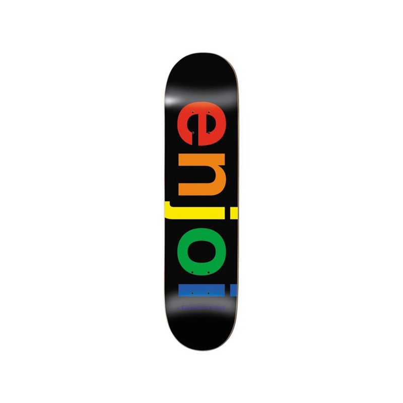 ENJOI SPECTRUM SK8 DESKA - černá (BLK) - 8.0