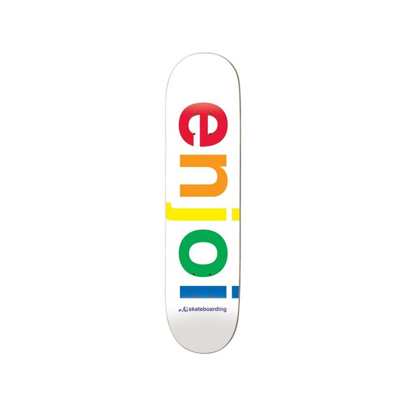 ENJOI SPECTRUM SK8 DESKA - bílá (WHT) - 8.1
