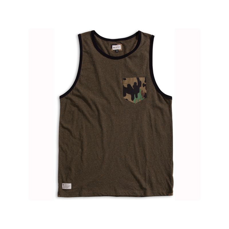 MATIX FLECK HAWAIIAN KNIT TÍLKO - khaki (ARM) - XL
