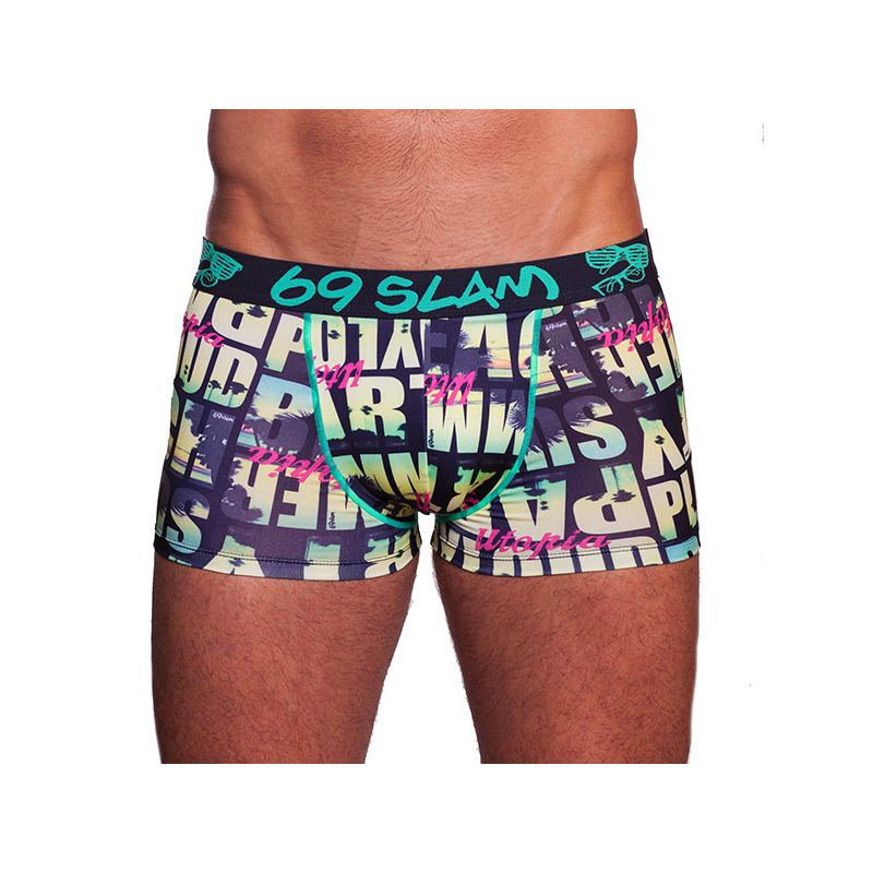 69SLAM HIP UTOPIA TRENKY - tyrkysová (UTO) - M