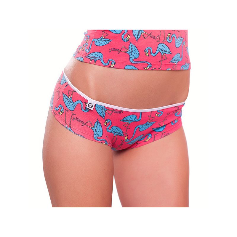 69SLAM MINI SHORT BAMBOO KALHOTKY - růžová (FLA-COR) - L