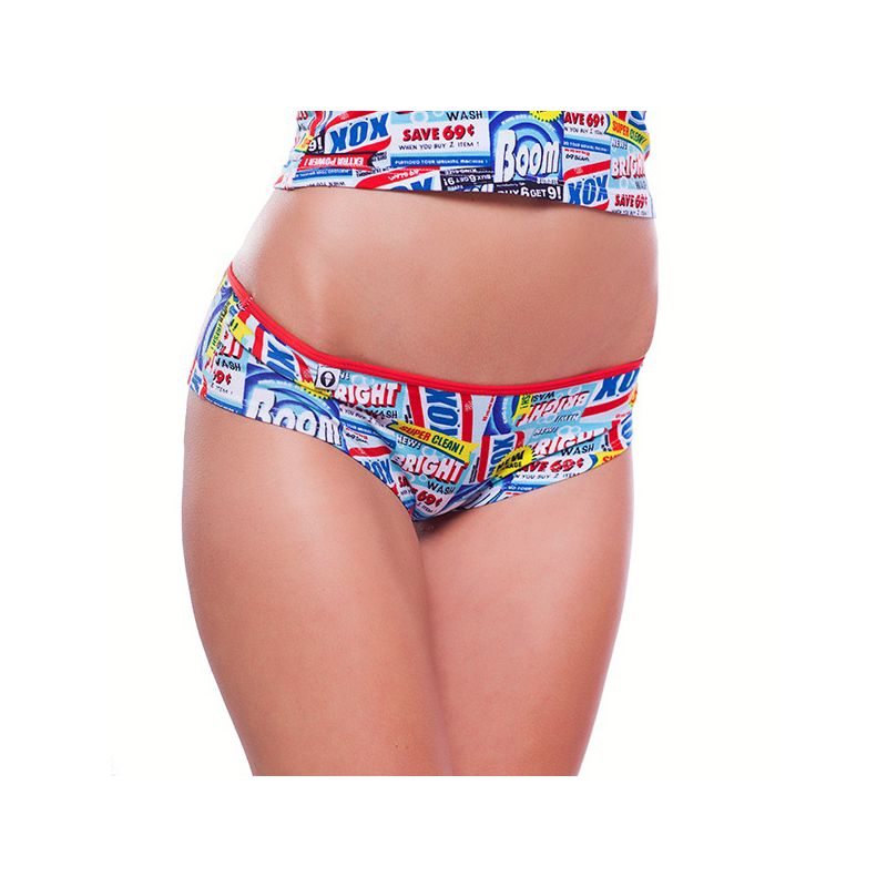 69SLAM MINI SHORT BAMBOO KALHOTKY - modrá (WAS-BRA) - L