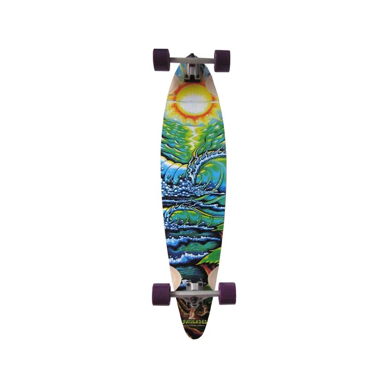 PALISADES SUNRISE LONGBOARD - žlutá - 9X38