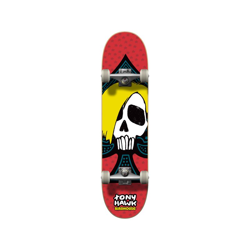BIRDHOUSE TONY HAWK MCSQUEED KID KOMPLET - červená (MLT) - 7.0