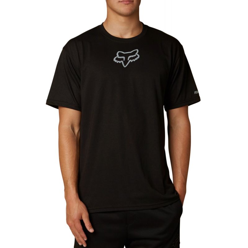 TRIKO FOX TOURNAMENT SS TECH - černá (BLK) - L