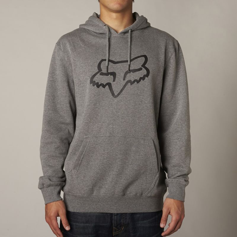 MIKINA FOX LEGACY FOXHEAD PO FLEECE - šedá (HEA-GRA) - L