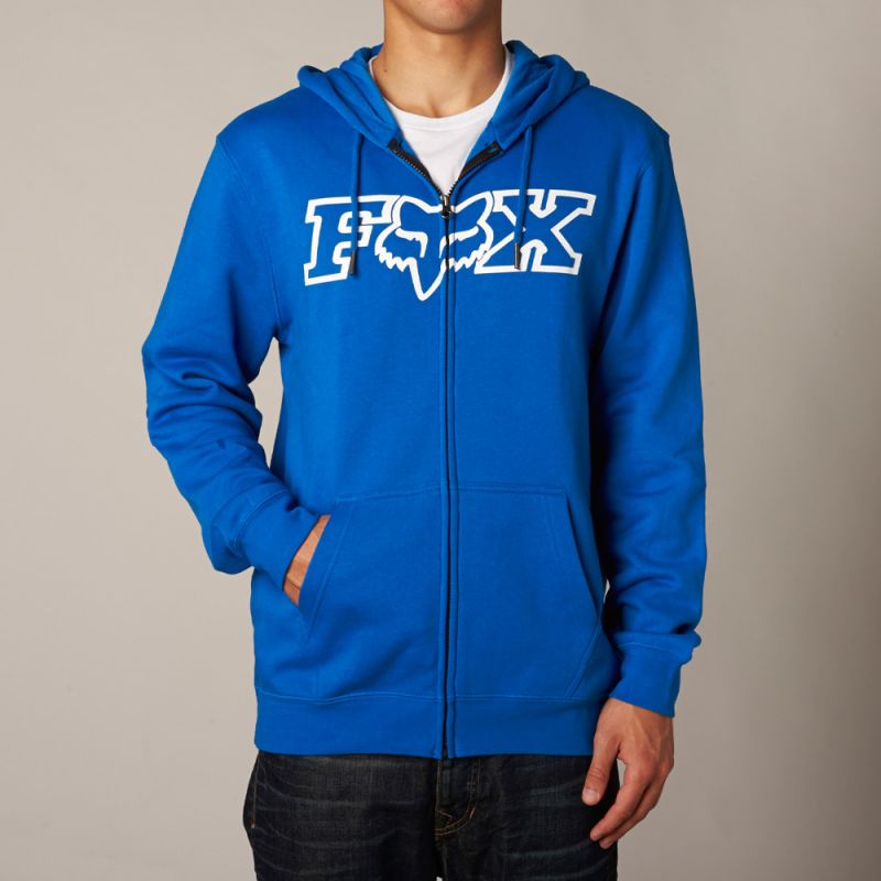 MIKINA FOX LEGACY FHEADX ZIP FLEECE - modrá (BLU) - M