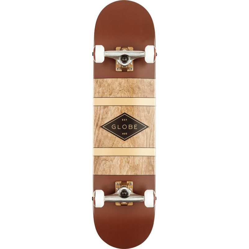 GLOBE DIABLO SK8 KOMPLET - hnědá (OXB-ANT) - 7.75