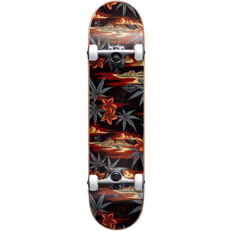 GLOBE FULL OD SK8 KOMPLET - černá (BLK-RED-PA) - 8.0
