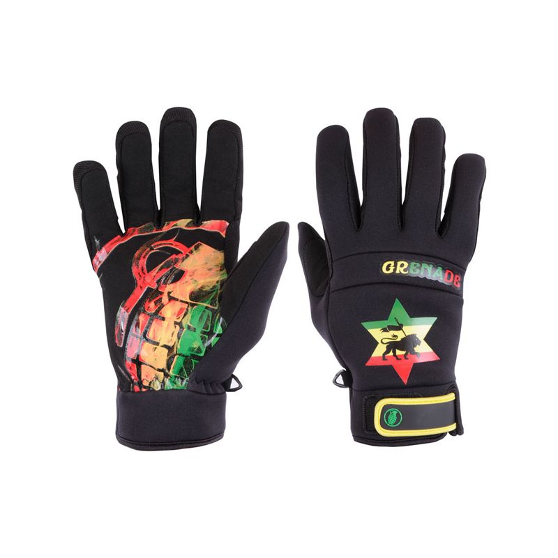 GRENADE BOB GNARLY RUKAVICE - černá (BLK) - L