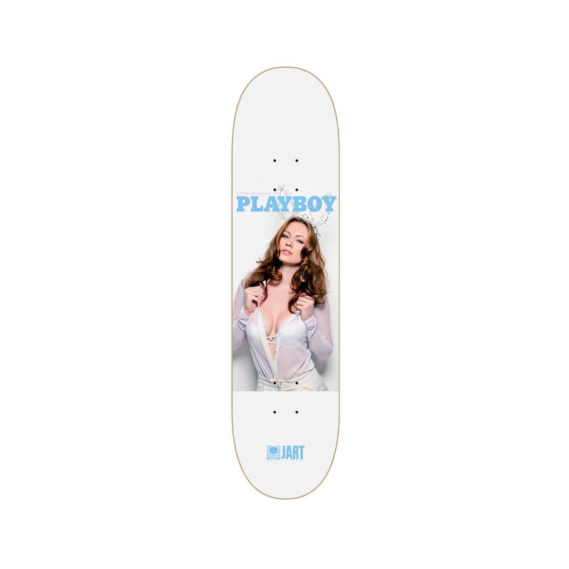 JART LOGO PLAYBOY COVER SK8 DESKA - bílá (8,0) - 8.0