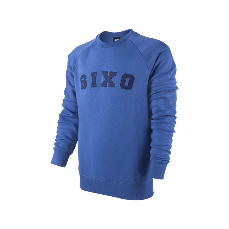 NIKE COLLAGE CREW MIKINA - modrá (VAR-ROY) - XL