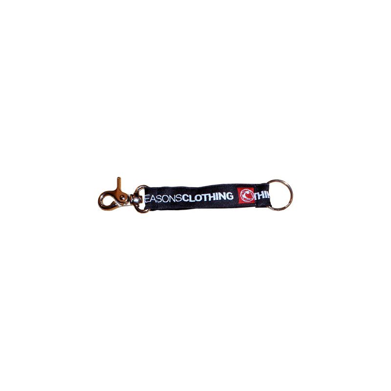 KLÍČENKA REPRESENT DOUBLE SIDE LOGO - černá (01) - univerzální