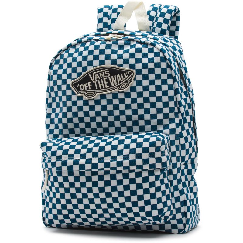TAŠKA VANS CHECKERBOARD WMS - modrá (MOR) - univerzální