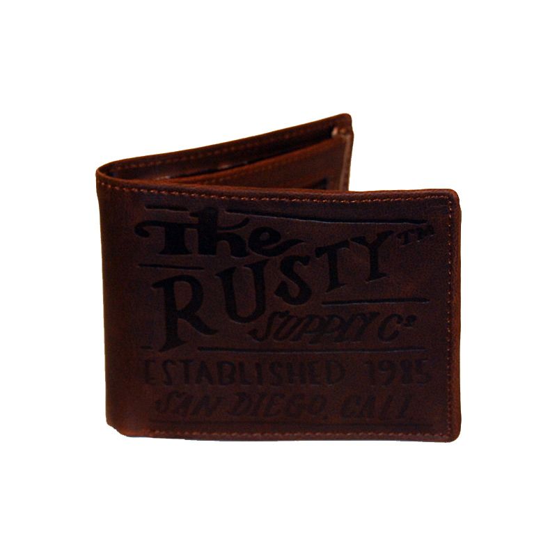 RUSTY FLIPPING PENĚŽENKA - hnědá (CHO) - univerzální