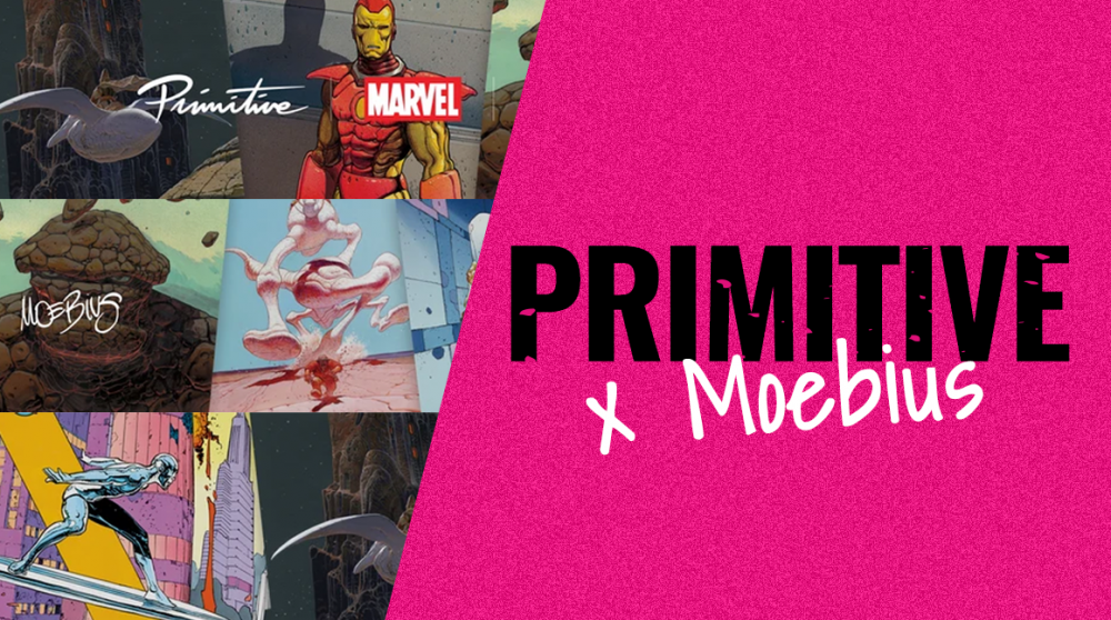 Primitive Marvel X Moebius: desky okořeněný o umčo a komiksy