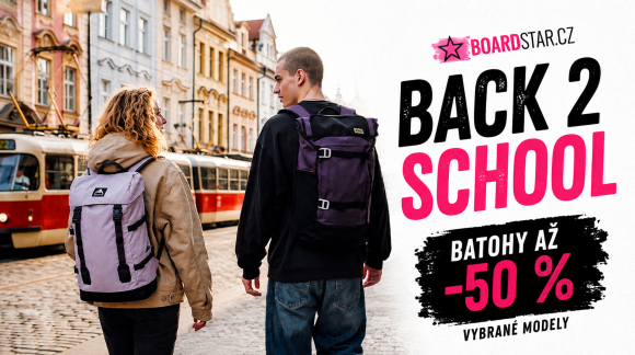 BACK 2 SCHOOL: batohy až -50 %