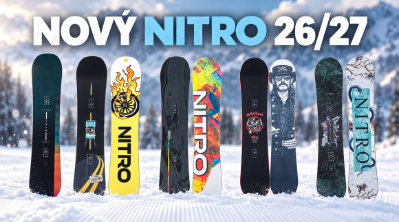 Zimní sezónu odpalujeme novýma prknama NITRO