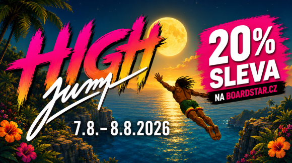 HIGH JUMP 2026: 20 % sleva na všechno na BoardStar.cz