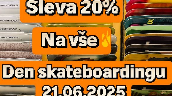 Skateboarding má svátek – a ty máš 20 % slevu!