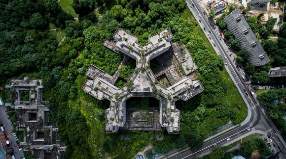 Neuvěřitelná ruská architektura z ptačí perspektivy
