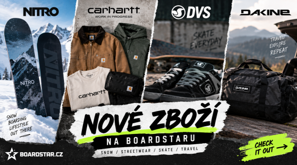 Nitro, Carhartt WIP, DVS a Dakine