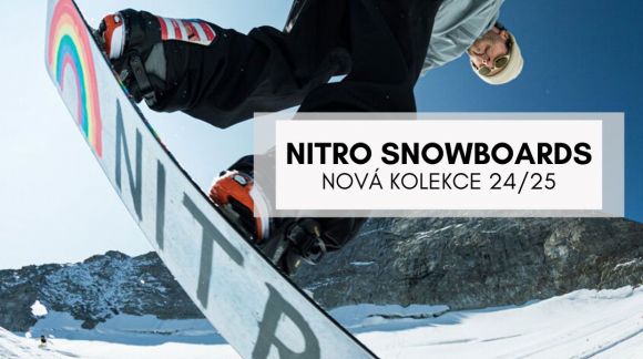 Novinky sezóny 24/25 od NITRO SNOWBOARDS!