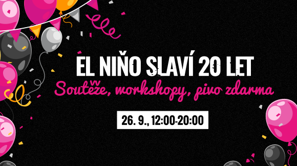 PRODLUŽUJEME Party roku v El Niňo! Soutěže, slevy a pivko zdarma až do neděle