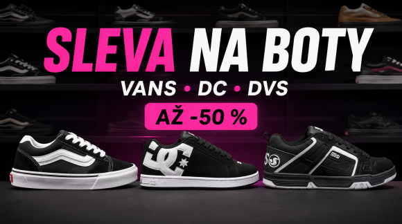 🚨 Boty Vans, DC a DVS se slevou až 50 %