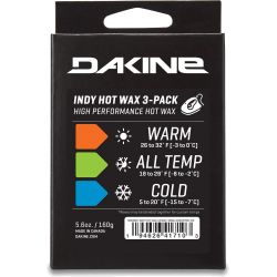 SNB VOSK DAKINE INDY HOT WAX 3-PACK 160G