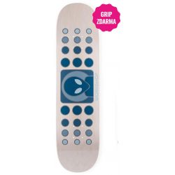 SK8 DESKA ALIEN Dot Fade White Wash