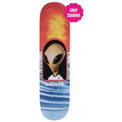 SK8 DESKA ALIEN Believe Reality PLEXI LA