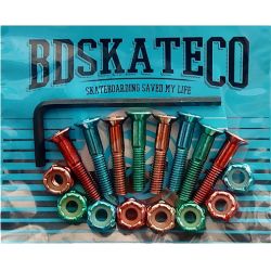 SK8 ŠROUBKY BDSKATECO Four Color