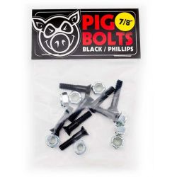 SK8 ŠROUBKY PIG WHEELS Black Phillips