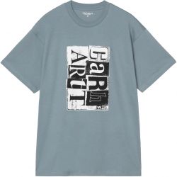 TRIKO CARHARTT WIP Moving Letterpress S/