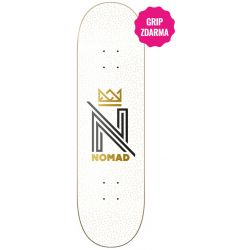 SK8 DESKA NOMAD Logo White