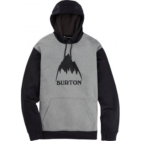 Levně MIKINA BURTON Oak Pullover Hoodie - šedá