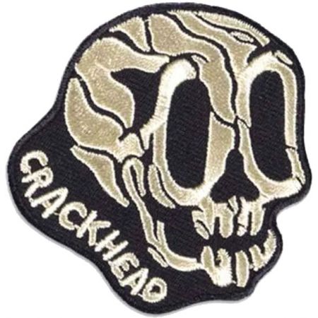 Levně NÁŠIVKA THE DUDES Crackhead Patch - černá