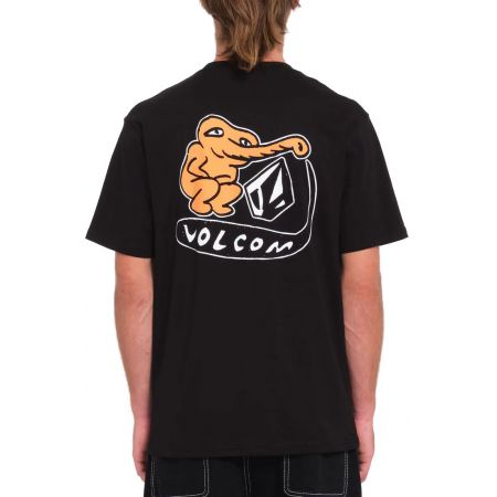 Levně TRIKO VOLCOM Santi Stoned Bsc S/S - černá