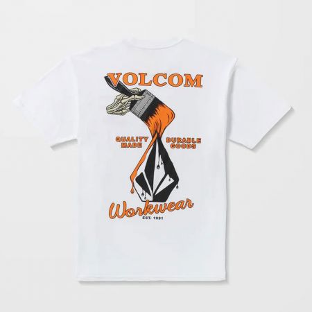 Levně TRIKO VOLCOM Enamel S/S - bílá