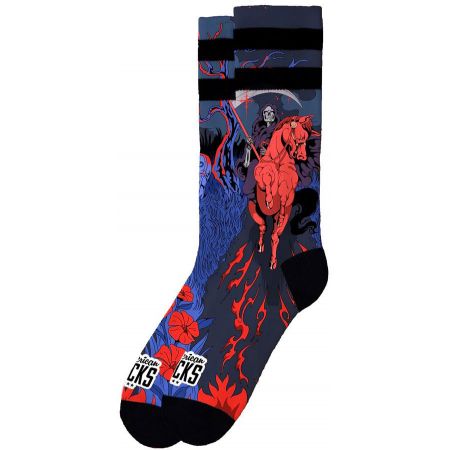 Levně PONOŽKY AMERICAN SOCKS Reaper - modrá