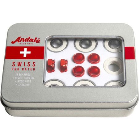E-shop SK8 LOŽISKA ANDALÉ Swiss Tin Box 8 Pk - bílá