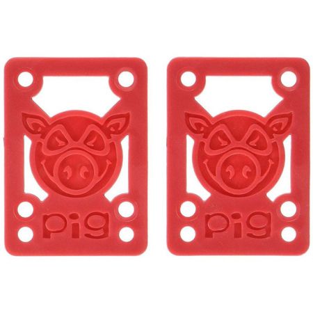 E-shop SK8 PODLOŽKY PIG WHEELS PILESES SOFT RSR - červená