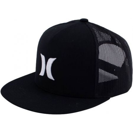 Levně KŠILTOVKA HURLEY ICON SOLID FLAT TRUCKER - černá