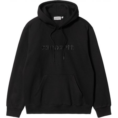 Levně MIKINA CARHARTT WIP Hooded Carhartt Swea - černá