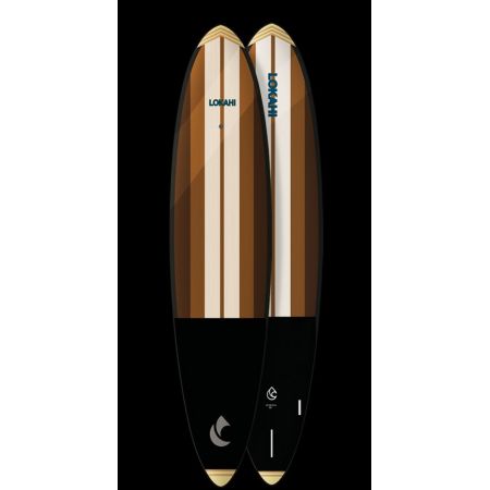 PADDLEBOARD LOKAHI CUSTOM PRO WOOD 9'6''X27 1/2''X4'' - hnědá